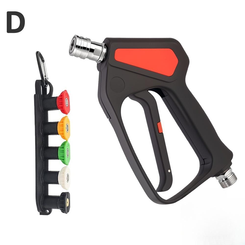 

High Pressure Wash Water Gun With Foam Cannon Foam Pot Set With Five Nozzles For Karcher/ Lavor/Parkside Bort/Nifisk/Bosch/STIHL оранжевый