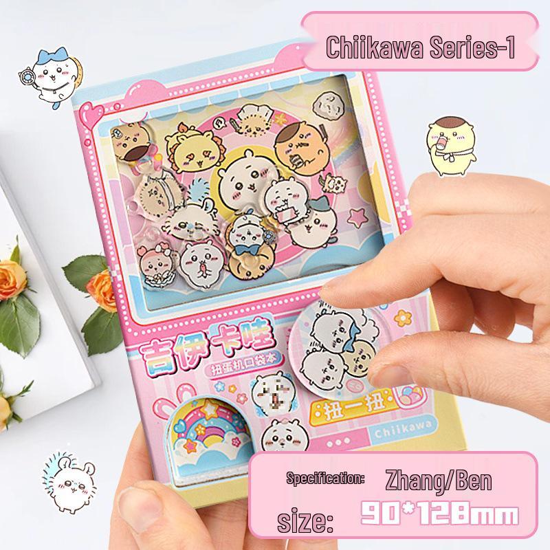 Chiikawa Klomaskin Spiralblock & Färgplanerare