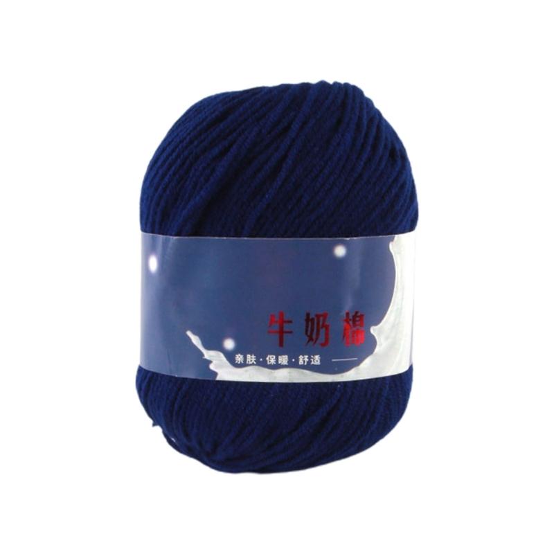 DIY Knitting Yarn Cotton Yarn Cream Hand Washable Knitted Yarn Easy To Store