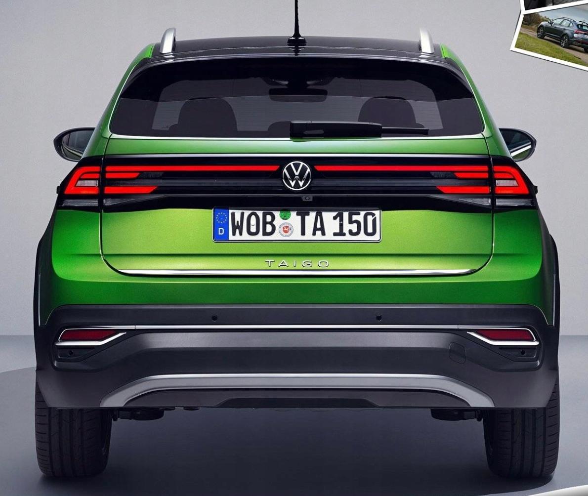 VW Volkswagen Taigo - CHROME trunk
