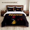 It Personalized Custom Name 3‑Piece Bedding Set Soft Duvet Cover Set For Bedroom Home Decor