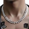 Cadena para Hombre Cadena de Plata PLATA 925 Cuirass Italiano GRUESA 8mm