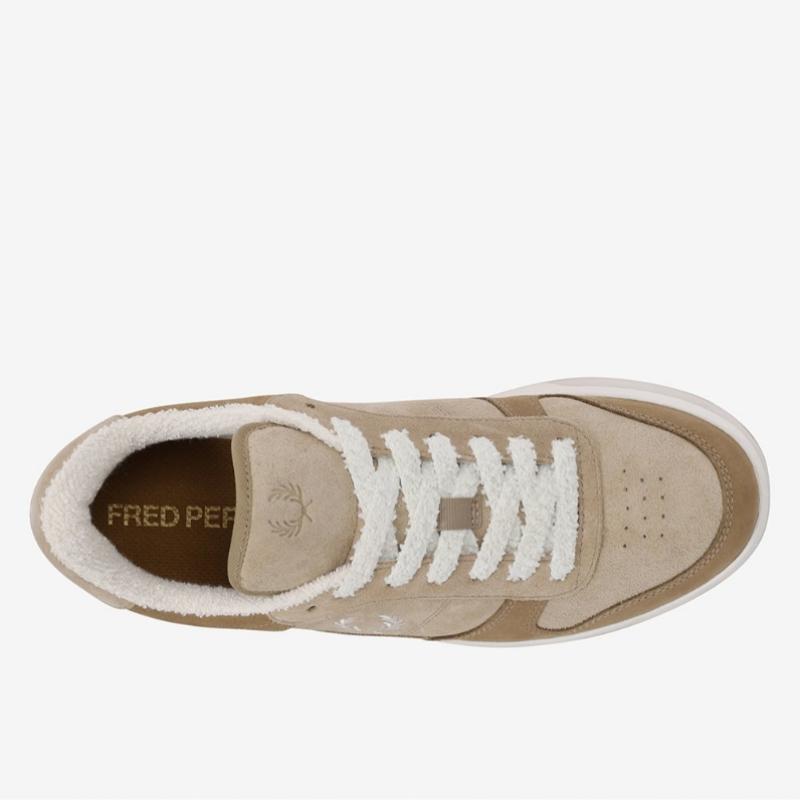 Fred Perry Beige B300 Sneaker Sfpm2438322 W24