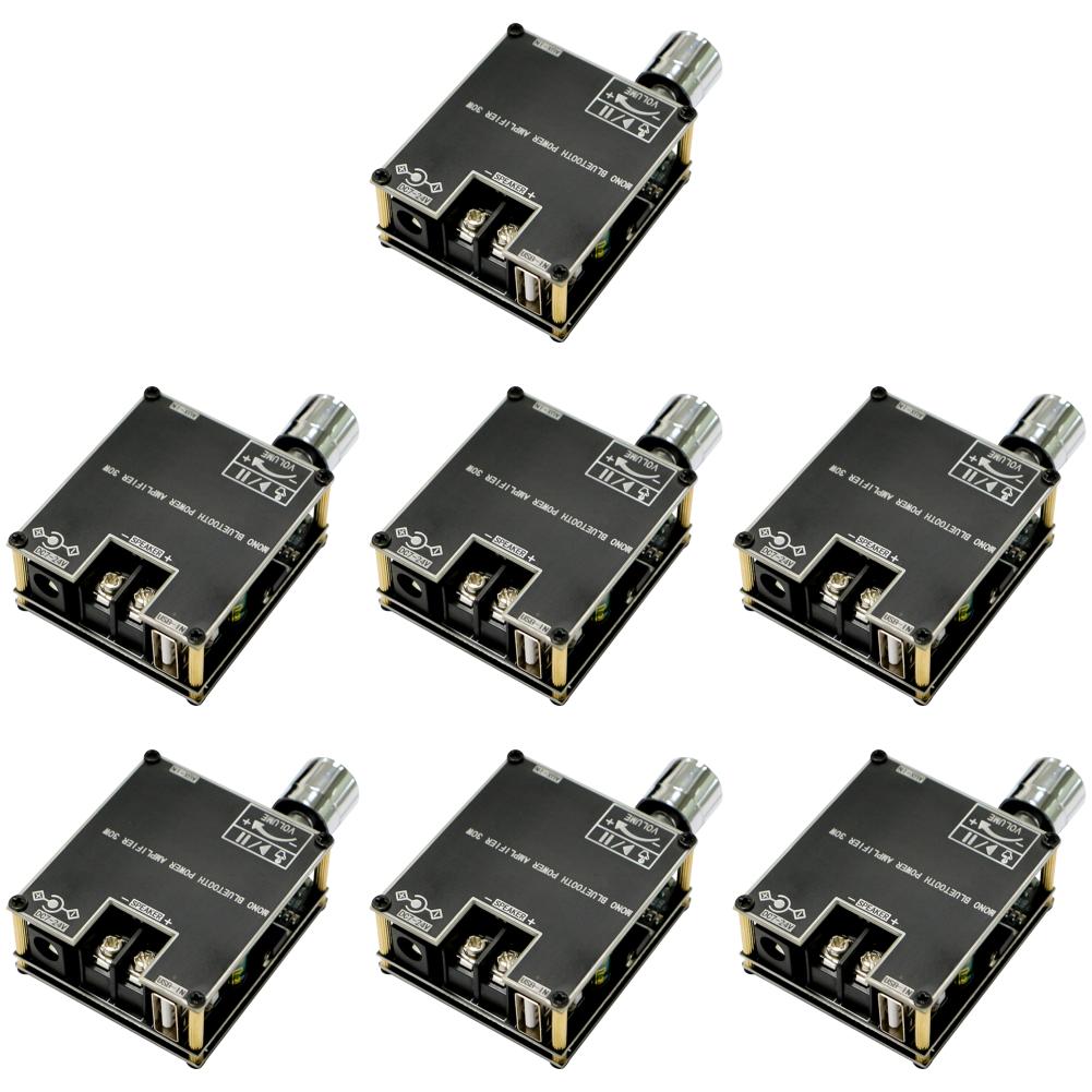 ZK-301B Mono 30W Audio Amplifier Module Support Wireless TWS Bluetooth-Compatible 5.3 DC9-24V APP Control for DIY BT Speaker Kit