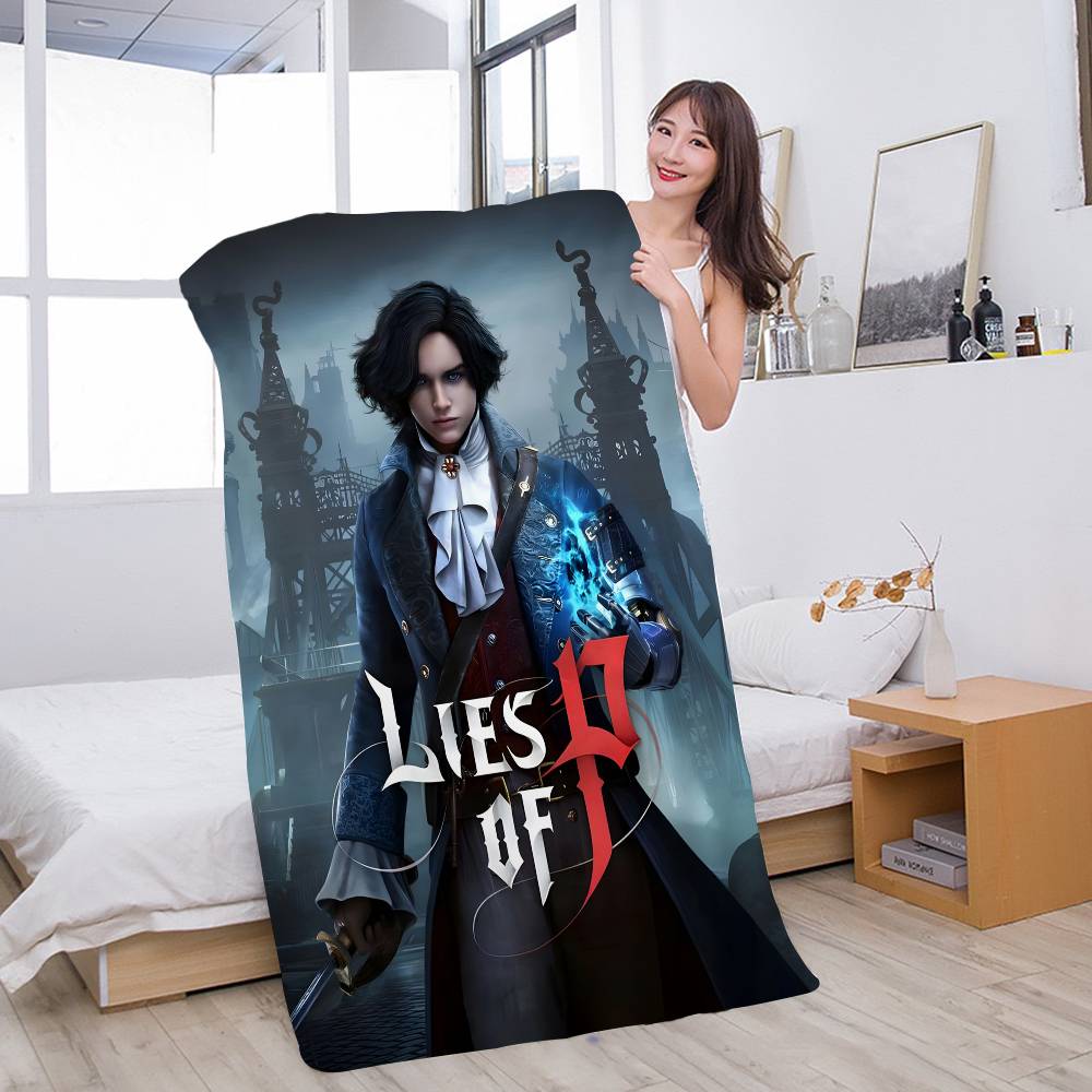 

Игровое полотенце L-L-Lies of P из микрофибры для пляжа, впитывающее, быстросохнущее, мягкое, для йоги, плавания, отдыха, альпинизма W40*H60(CM)