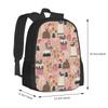 Holiday Delights Hot Sale Schoolbag Backpack Fashion Bags Holidays Festive Treats Cakes Pattern Retro Christmas Xmas