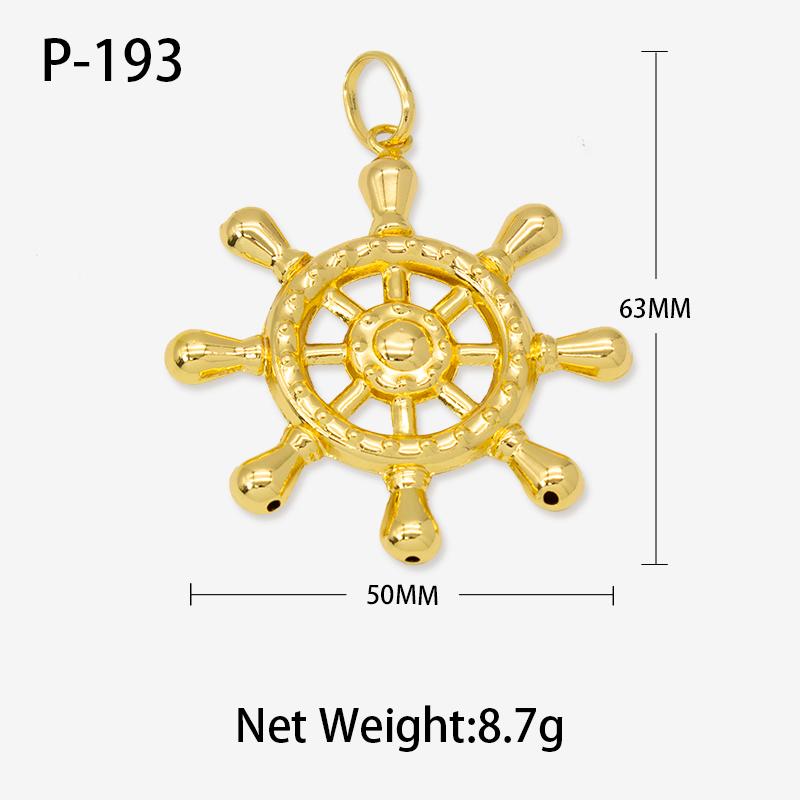 Pendant with Necklace For Women Men 24k Gold Plated Copper 33 Designs Wholesale Fashion Zircon For Daily Wear Anniversary