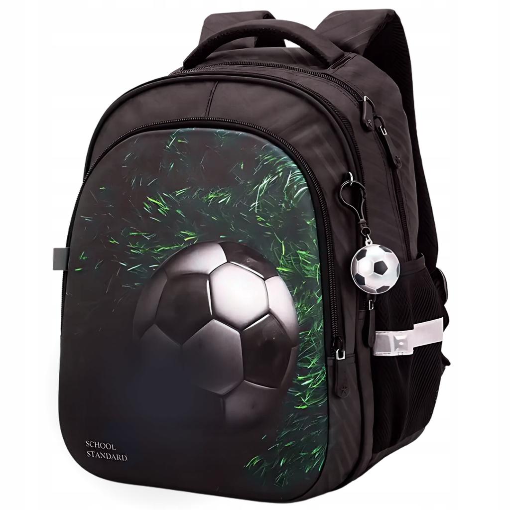 Homedesign School Backpack with Reinforced Handle, Adjustable Straps, Reflective Elements, Waterproof Material, 38x30x18 cm, Multicolor