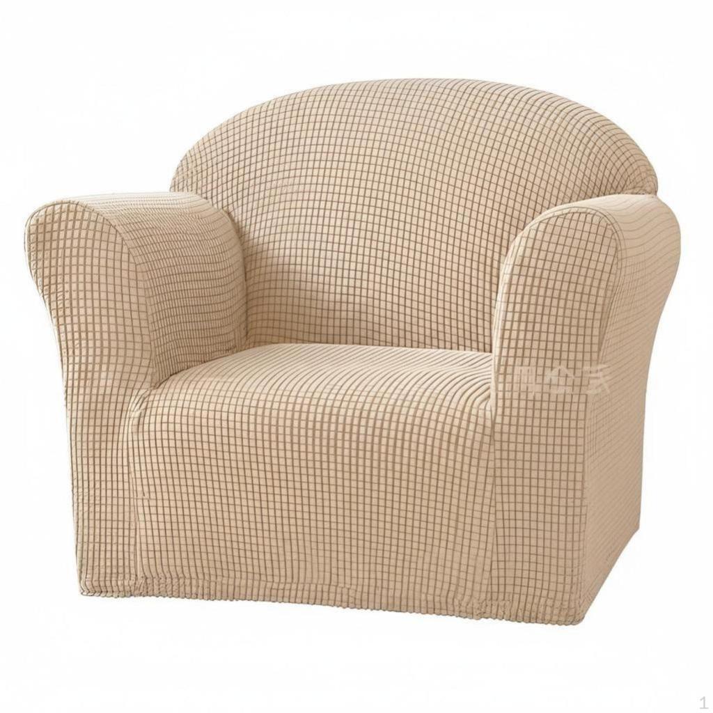 Dehnbarer Sofabezug für Kinder Mini-Sessel, Einfarbige, Minimalistische, Polyester