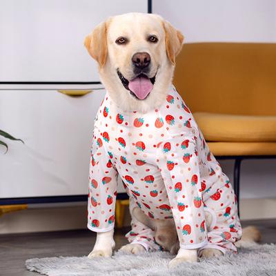 Summer Pet Dog Heat StrokeJumpsuit Cool Clothes Vest Outdoor Sun Protection Coat Ice-cold Jackets for Medium Large Dog