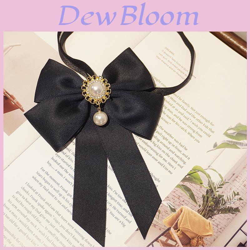 Elegant Waterdrop Crystal Bow Tie Pin For Women With Classic College Style For Office Wear