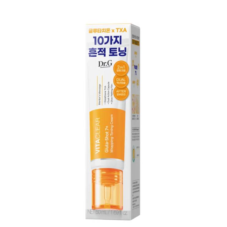 Dr.G Vita Clear Glutashot 7 Plus Wrapping Tone-Up Cream 50ml – Dark Spot & Brightening Care
