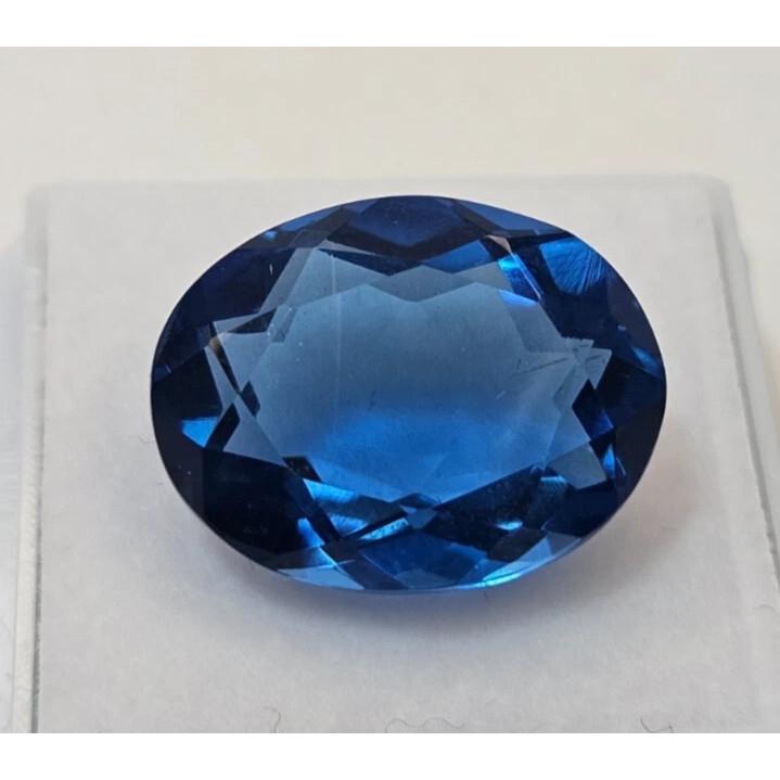 Stunning Blue Tanzanite Making Ring Natural Oval Cut 12 Ct Certified Gemstone
