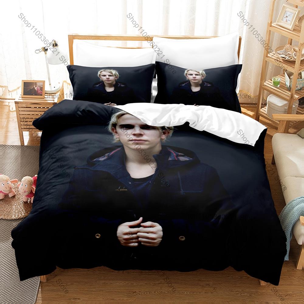 Famous Piano Pop Artist Tom Odell Concert Poster Print Bedding Set 3in1 1 Duvet Cover 2 Pillowcases Soft Household Bed Textile