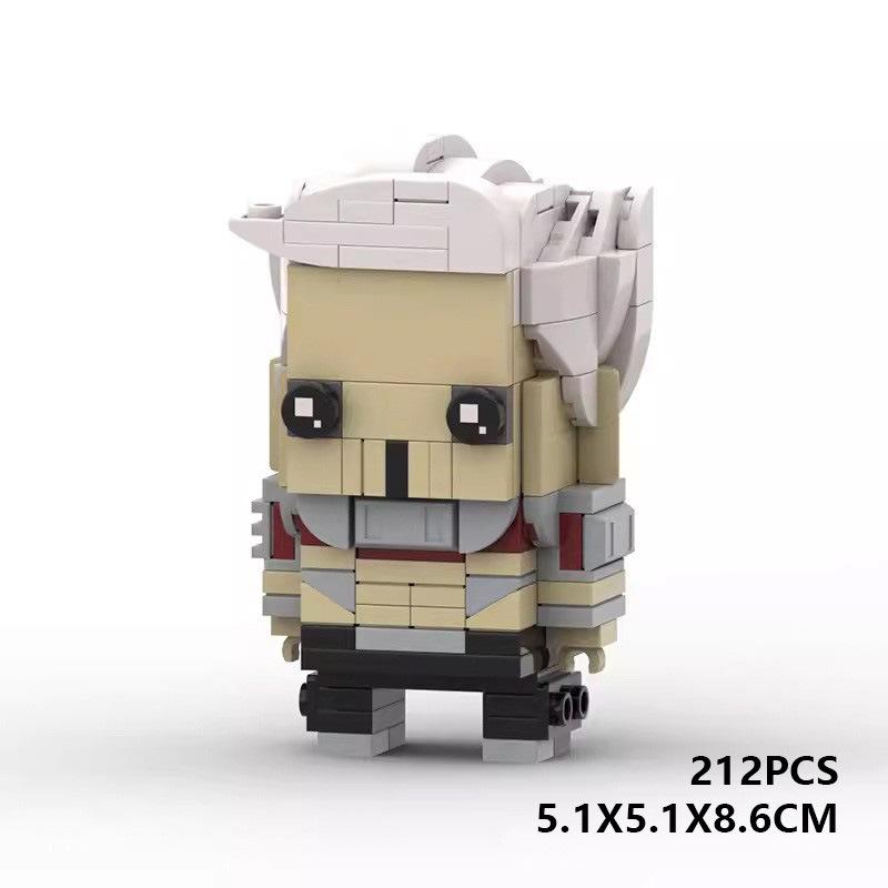 Domestic Building Block Creative Set Compatible Collector Square Head Boy Children'S Educational Assembly Toy Gift