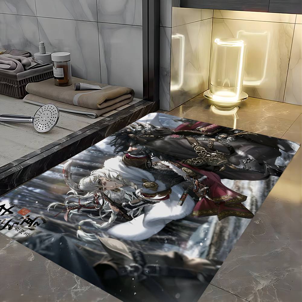 Anime Light and Night Hallway Carpet Washable Non-Slip Living Room Sofa Chairs Area Mat Kitchen Doormat Area Rug