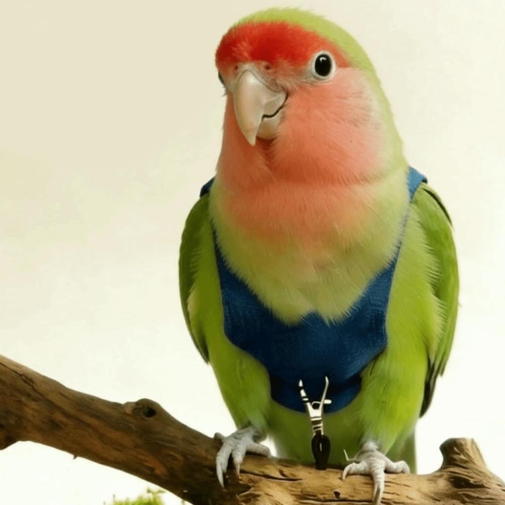 Cowboy Style Parrot Flying Harness Safety Bird Flight Suits Creative Parrot Outdoor Leashes Travel