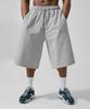DRIX Maxi Wide Sweat Bermuda Shorts_Melange Gray