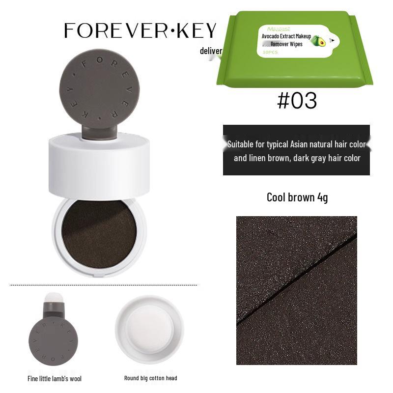 ForeverKey Hairline Filler: Waterproof, Sweatproof Hair Concealer for Women