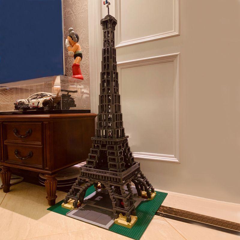 Eiffel Tower Architecture Model for Adults – High Difficulty Building Blocks Toy Compatible with Lego