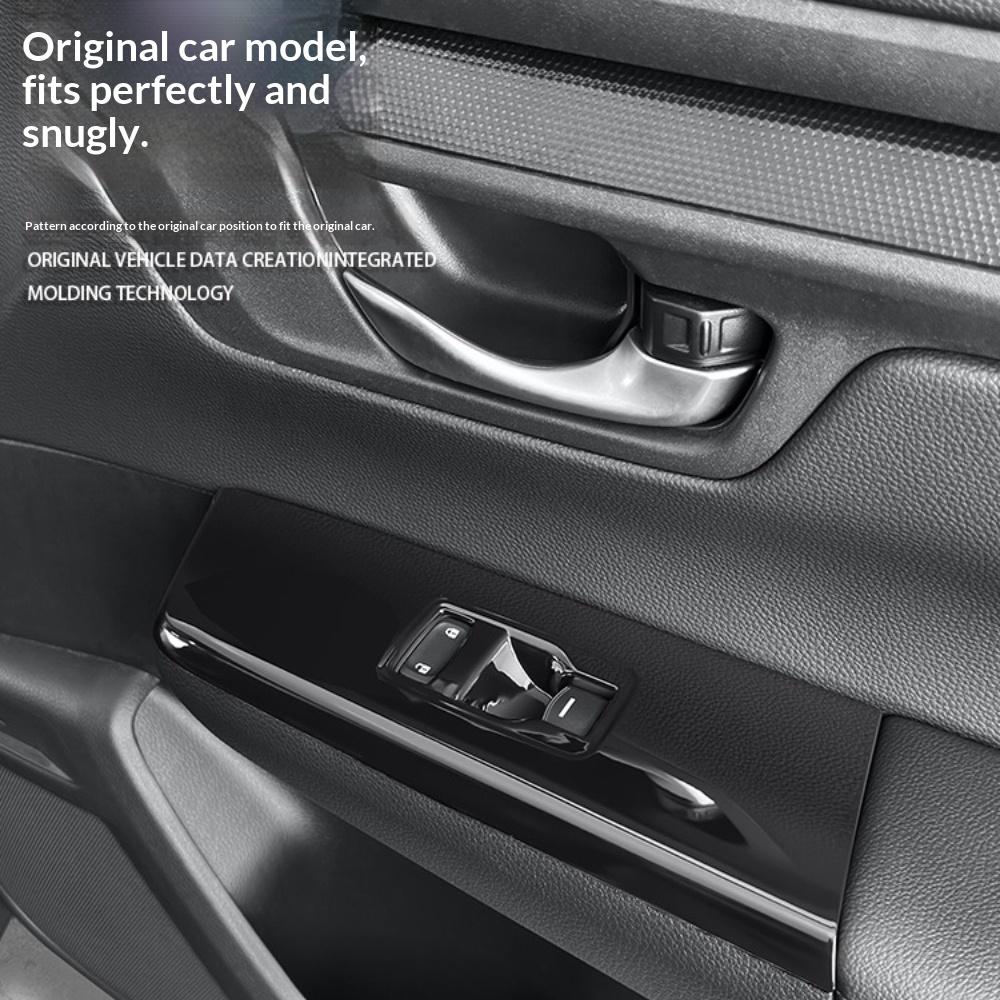 Fit For Honda CRV Breeze 2023-2025 Glass Lift Switch Panel Frame Decorative Sticker Car Interior Modification