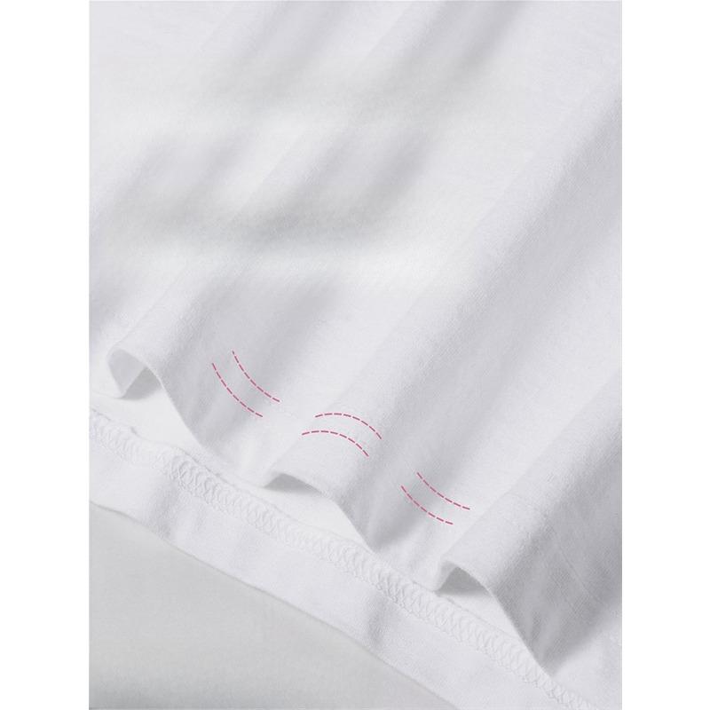 European Size Men's White Russian Text Print T-Shirt - Cyrillic Script Graphic Tee, 180gsm Lightweight Crew Neck Short Sleeve, Casual Streetwear Top