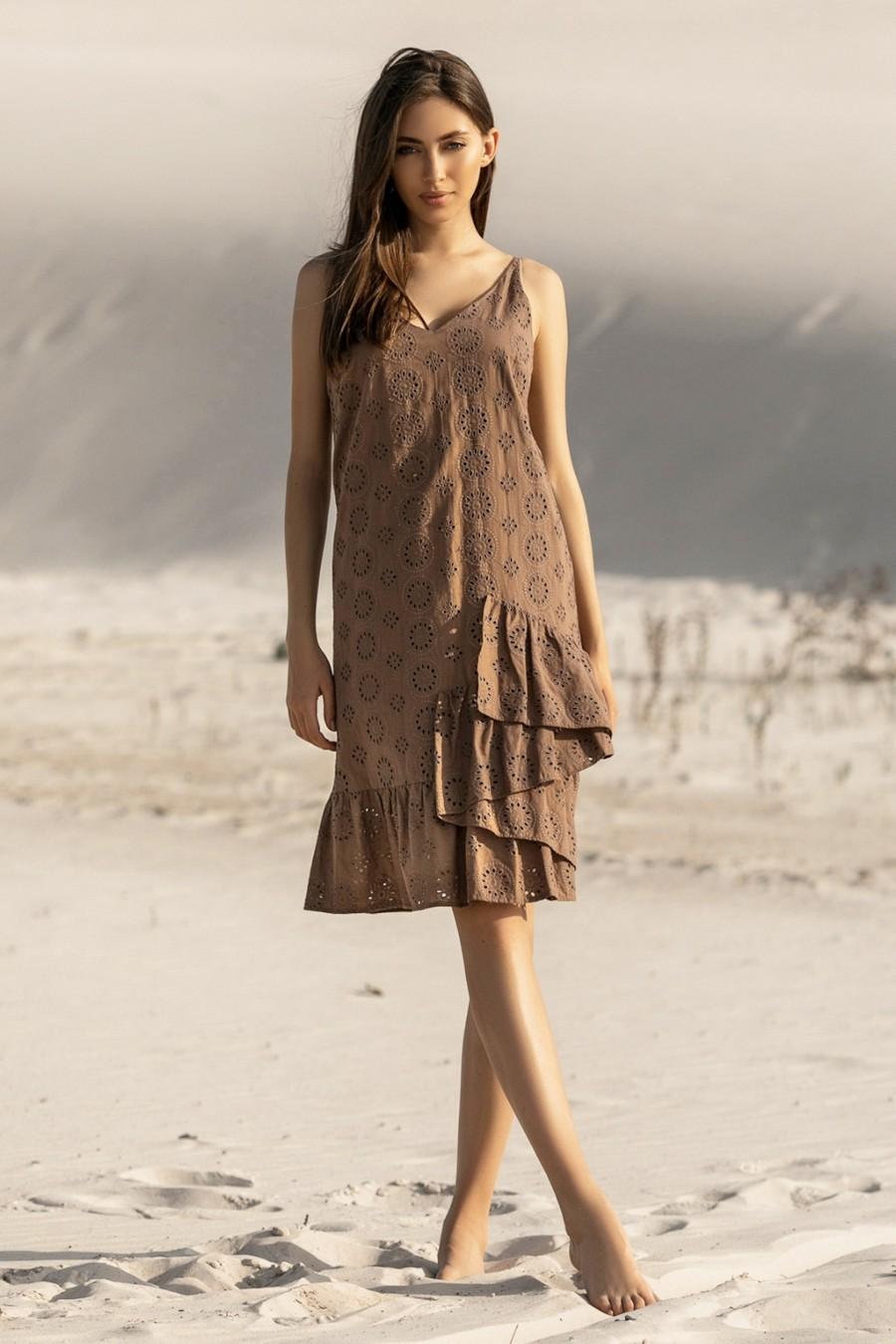

Сарафан Ora (73027) 50(2XL) brown-nose кольору