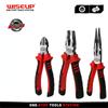 WISEUP 1pcs 6” 7” 8” Industrial Grade Steel Wire Cutter Universal Long Nose Nippers Diagonal Construction Pliers Hand Tool