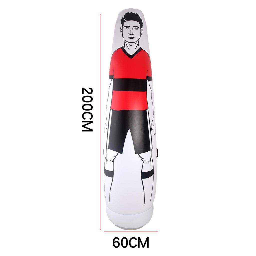 Inflatable Human-Shaped Training Dummy - Portable for Football & Boxing