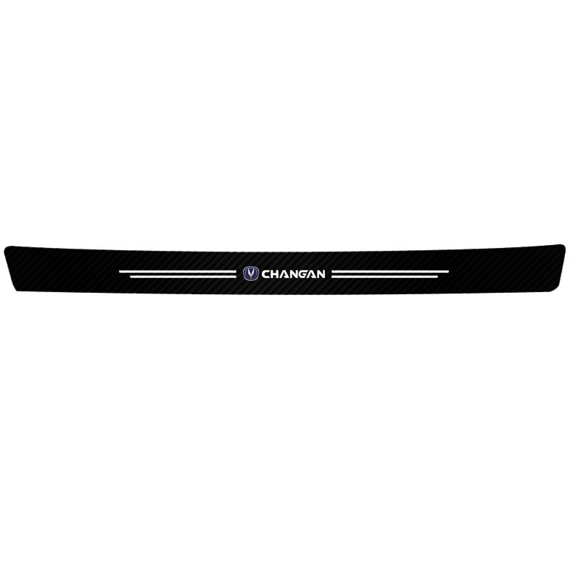 High-quality Carbon Fiber Car Door Sill Protector Sticker For Changan CS75 CS55 CS15 CS35 EADO CX70 CS85 UNI-T UNI-K CS95 Alsvin