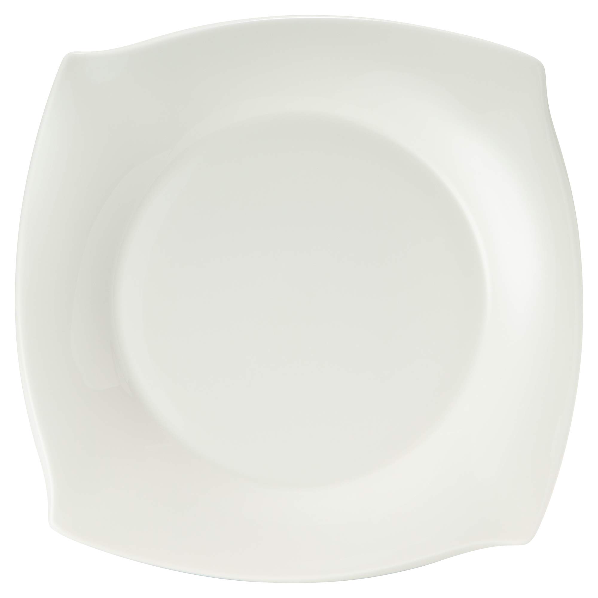 

NARUMI Forte White Plate, 32cm Square, Dinnerware, Microwave-Safe, 50460-5240