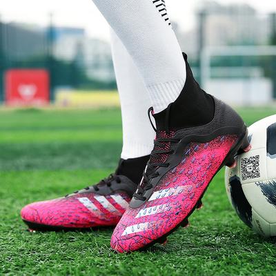 Herren-Fußballschuhe mit hohem Schaft Herren- und Damen-Sportfußballschuhe gebrochene Stollen College-Fußballspiel Trainingsschuhe