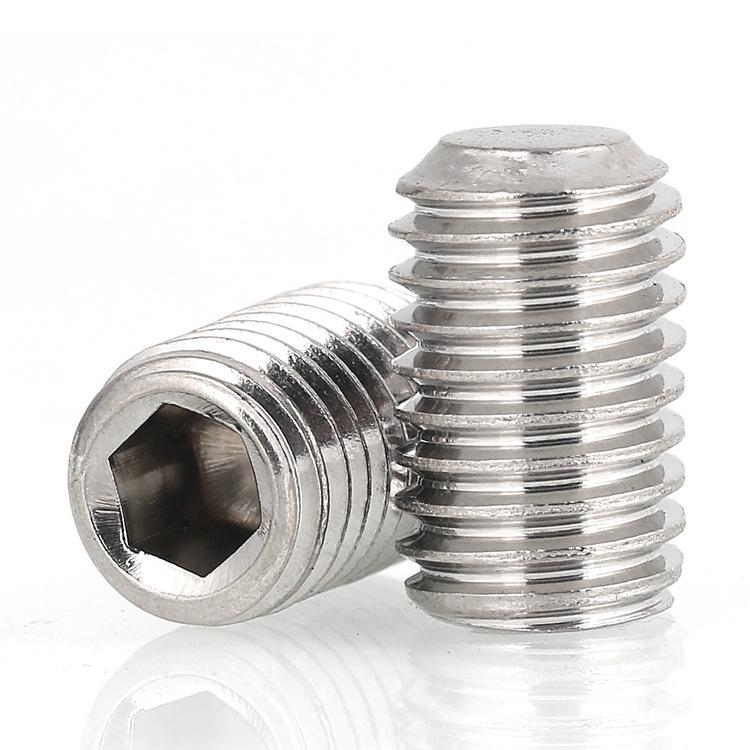 304 Stainless Steel Metric Flat End Grub Screw Set (M3-M12)