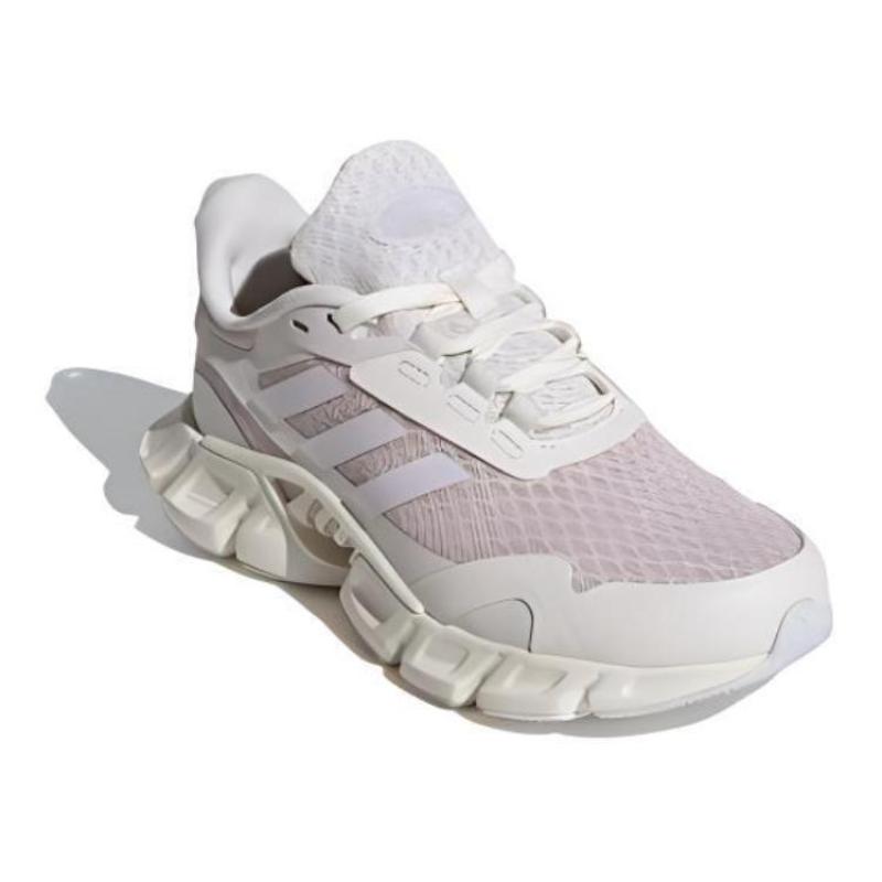 Adidas Slip Resistant Shock Absorbers With Abrasion Resistant Properties Low Top Kids Lifestyle Shoes White Pink Sneakers IE8837