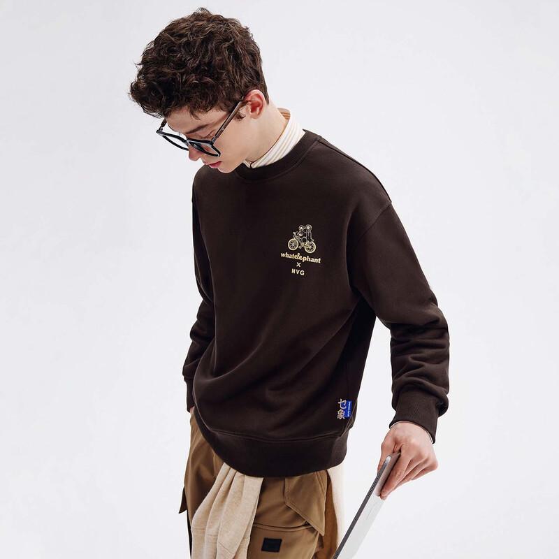 NVG·YOUNG Muxiang Co-Lab Round Neck Sweatshirt