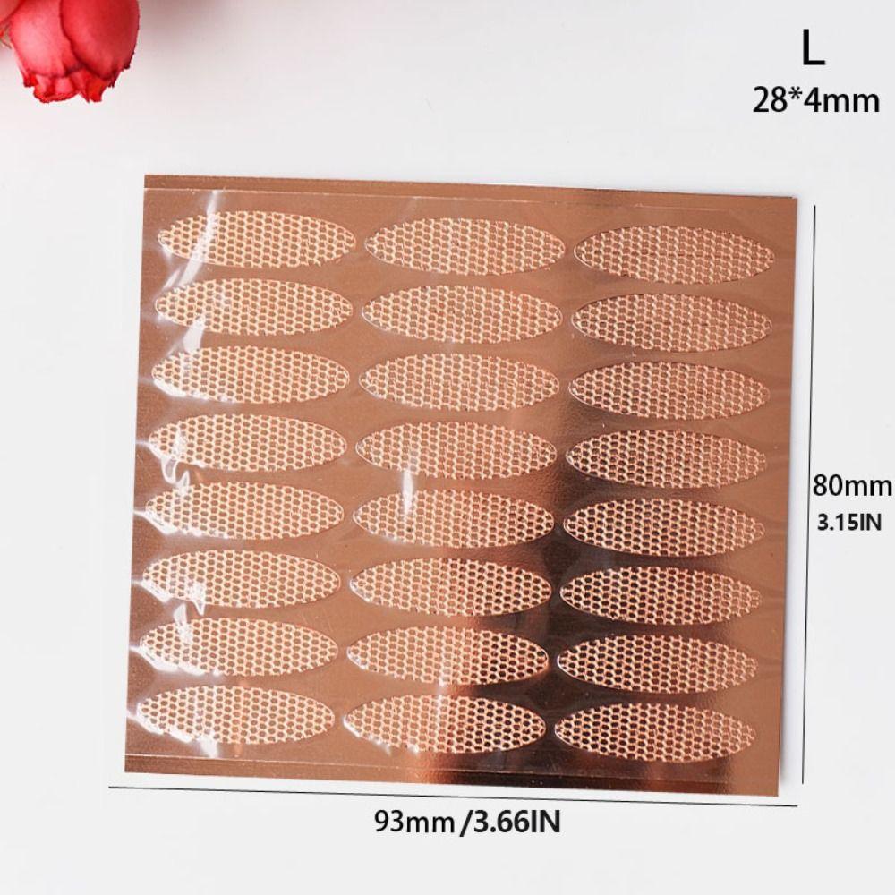 Mesh Type Double Eyelid Tape Lace Mesh Eyelid Sticker Invisible Eye Stickers Self-adhesive Fiber
