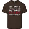Cycling I Dont Mean to Be Awesome Cyclist Unisexs Light Cotton TShirt