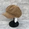 Autumn retro big top octagonal hat women's autumn versatile face small suede texture newsboy hat literary hat