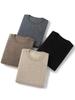 Women's 100% Pure Cashmere Round Neck Sweater - Loose Fit, Solid Color, Long Sleeve, Autumn/Winter Base Layer (170G)