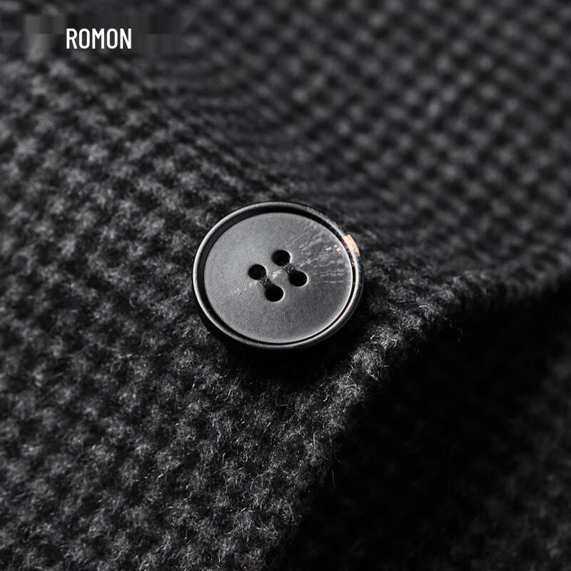 Men's Slim Fit Double-Faced Wool Blend Blazer