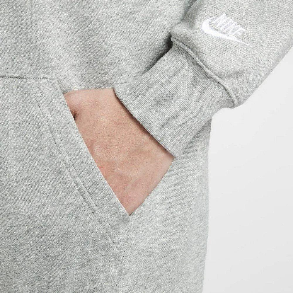 Nike Swoosh Sweatshirts Men's Gray Hooded Non Detachable Moderate