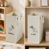 Rectangular Material Recycling Bin with Carry Handle Lightweight for Kitchen