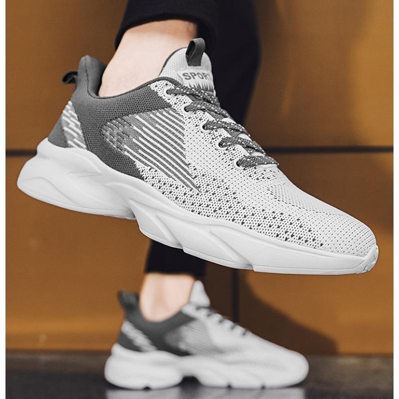 Men's Shoes, Outdoor Sports Shoes, Thick Soled, Height Increasing Casual Shoes, Men's Breathable Mesh Shoes