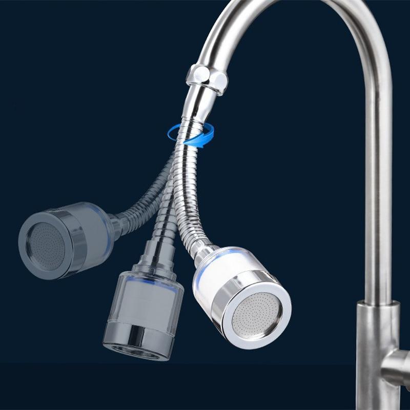 Kitchen Water Faucet Pressurized Bubbler Filter Remove Chlorine Heavy Metal Filtered For Hard Water Bath Filtration Purifier