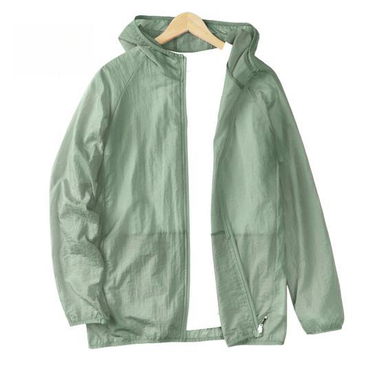 

Легкая куртка с капюшоном 3XL для летних видов спорта на открытом воздухе и рыбалки XL зелёный