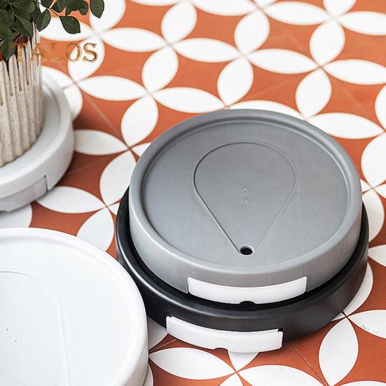 Plant Caddy with Wheels Plastic Plant Roller 360-degree Rotating Flower Pot Rollers with Drainage Tray Rolling Plant Stand