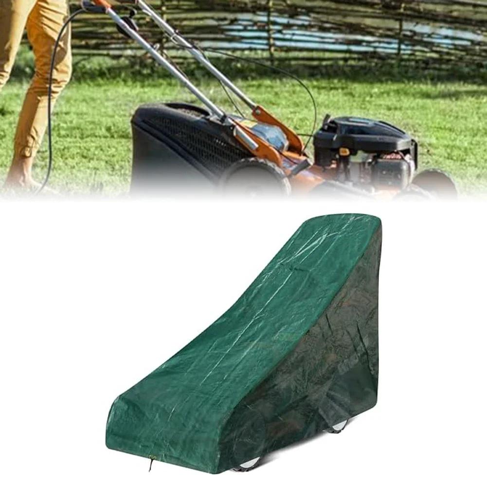 PE Hand Held Mower Cover Rainproof Water Weeding Machine Green Protective Cover Backpacking Tent Outdoor Hiking Camping Sleeping