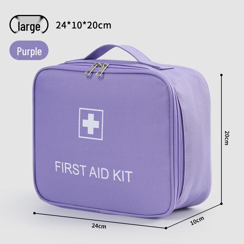 Large Capacity Travel First Aid Kit & Portable Medicine Storage Bag