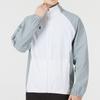 Under Armour Color Block Logo Print Woven Retro Sports Stand Collar Jacket Men Jacket White 22500402-100