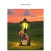 Solar Light Nativity Manger Scene Resins Sculpture Holy Family Ornament For Outdoor Garden Christian Home Decoration